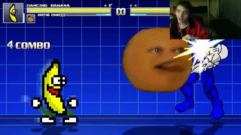 Fruit Characters (Annoying Orange And Dancing Banana) VS Pepsiman In An Epic Battle In MUGEN