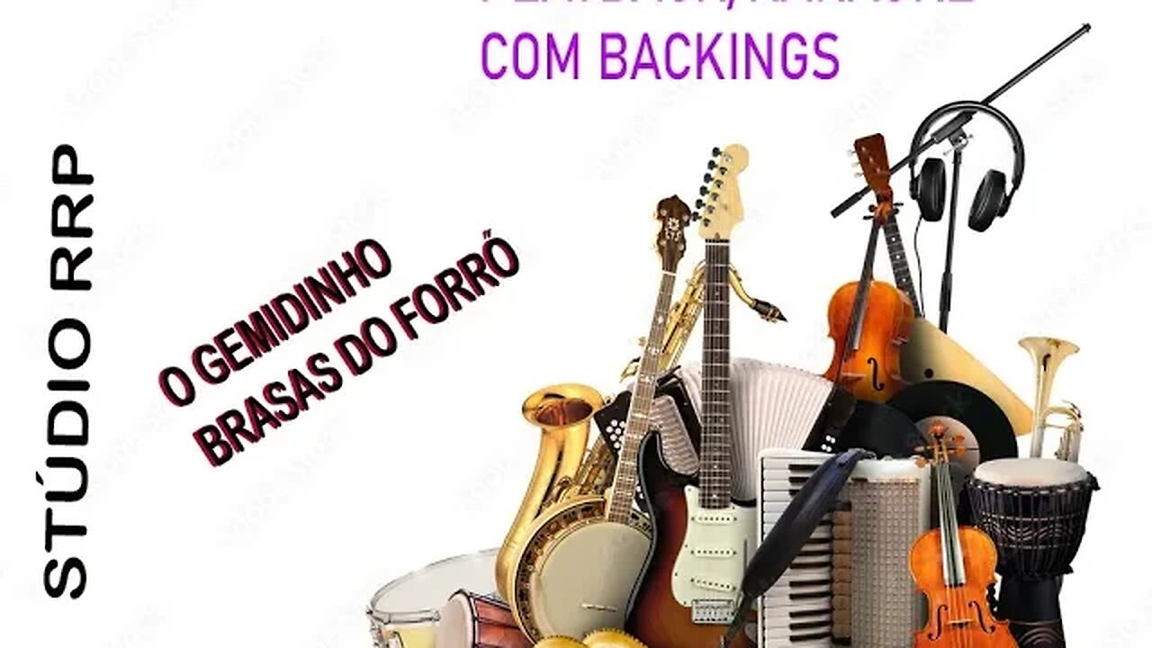 Playback/Karaokê O Gemidinho com Backings-Brasas do Forró por RRP