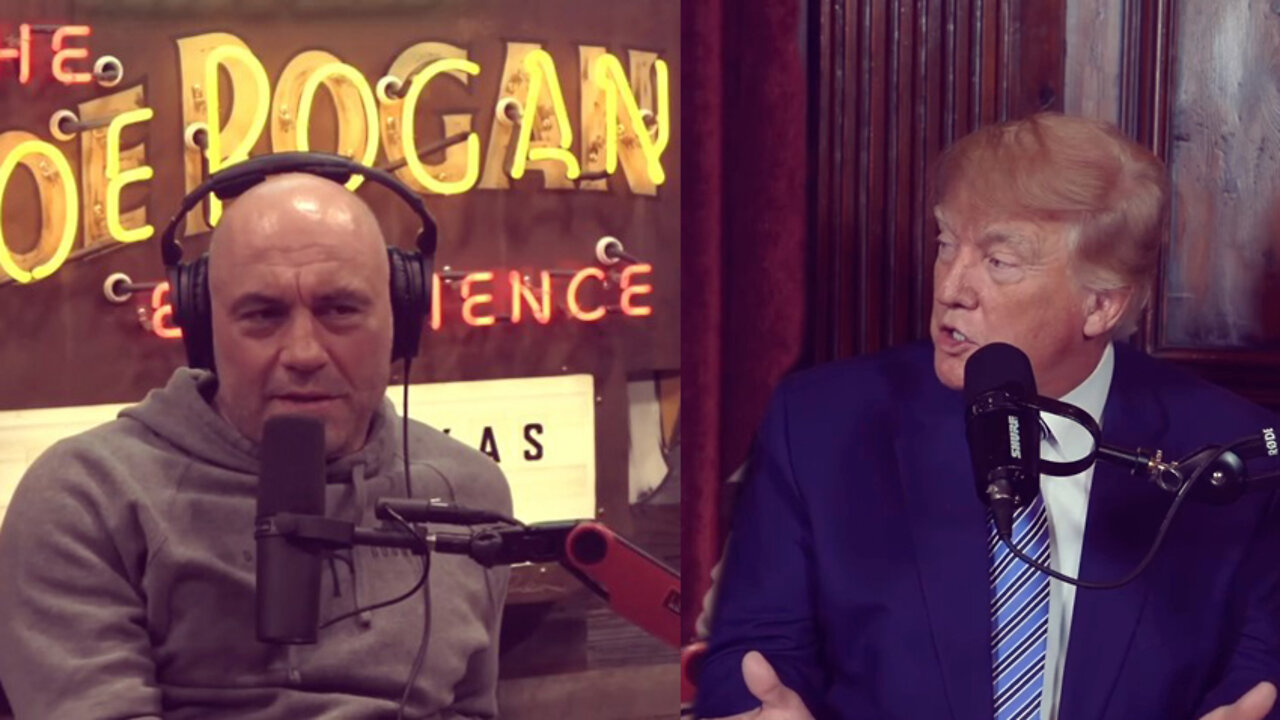 Donald Trump On Him & Joe Rogan Getting Called Racist *Banned On YouTube*