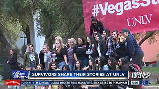 Survivors share shooting stories at UNLV