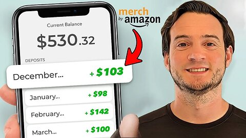 Amazon Merch Paid My Mom $475.20 For Doing NOTHING!