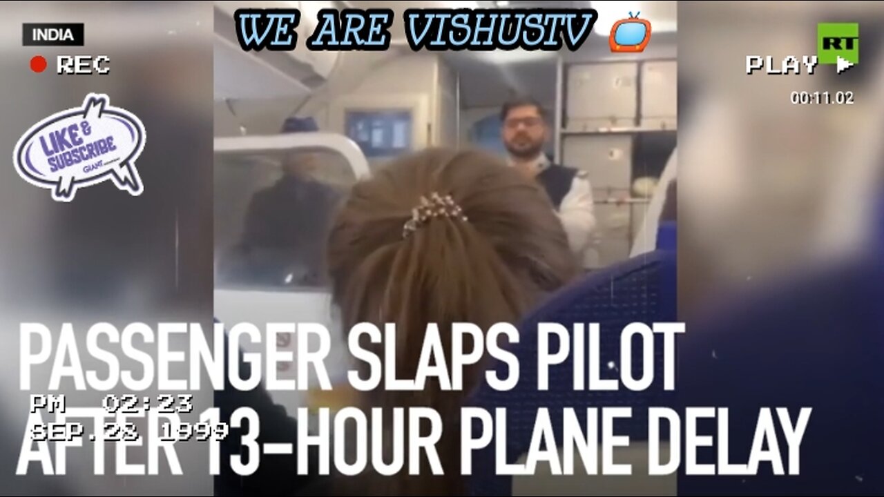 Passenger Slaps Pilot After 13-Hours Plane Delay... #VishusTv 📺