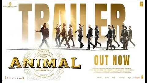 ANIMAL (OFFICIAL TRAILER) - Ranber kapoor - Rasmika M.
