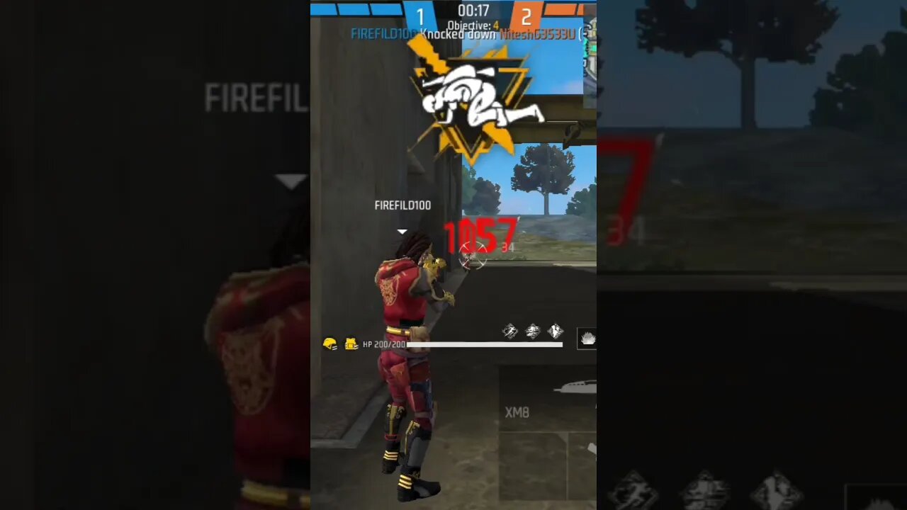 হেডশট মারলাম শত্রু বুজতেই পারলো না।#shorts #firefild100