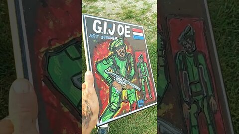 GI Joe SGT Stalker Action Figure Painting