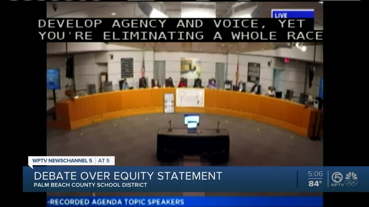 Debate wages over Palm Beach County schools equity statement