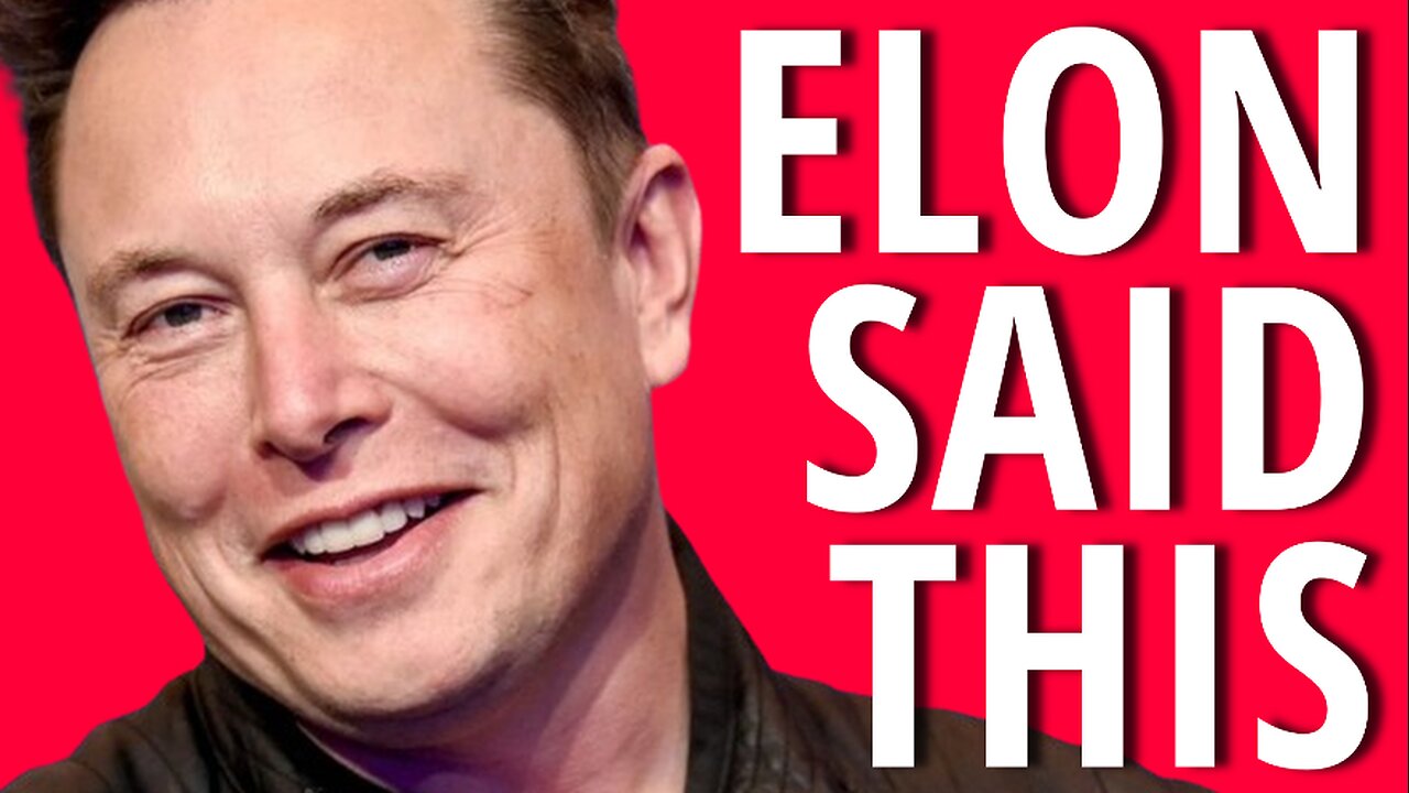 HOLY BALLS MAN: ELON ACTUALLY SAID THIS!!