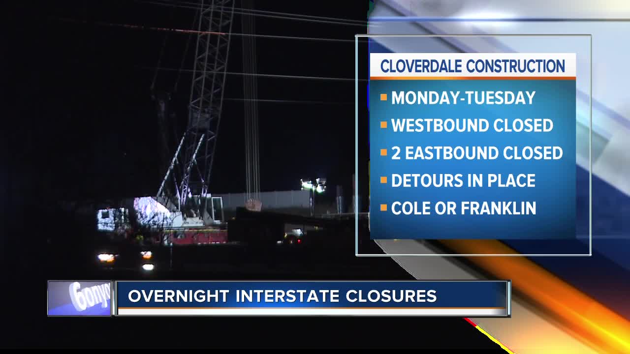 TRAFFIC ALERT: Closures on I-84 to begin Monday