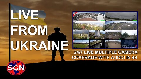 Live from Ukraine - 24/7 Multiple Live Camera Views with Audio in HD January 18, 2023 Part 1