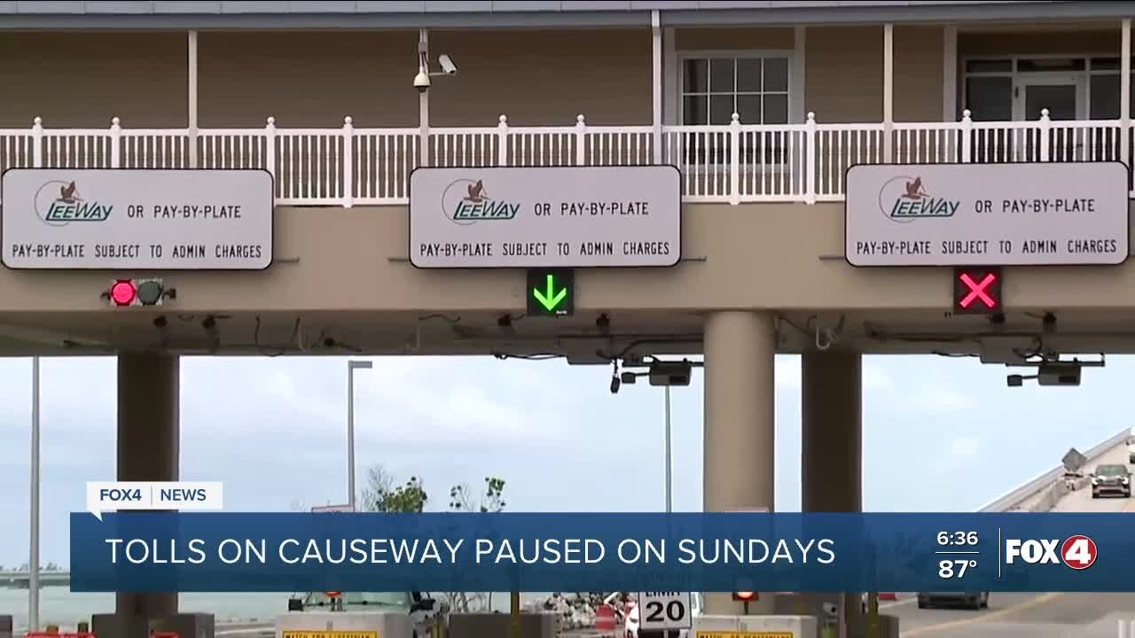 Sanibel pauses causeway tolls to stimulate business