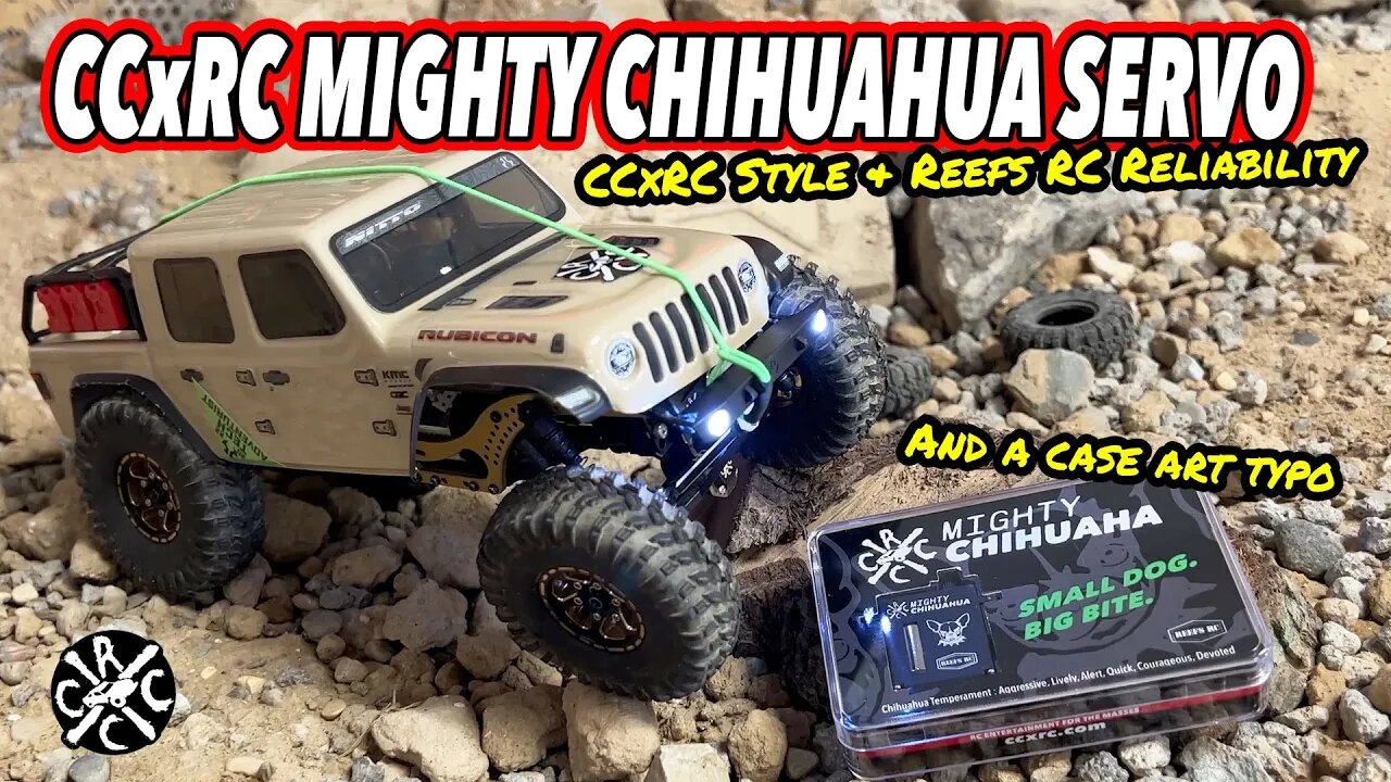 Mighty Chihuahua Micro Servo. It's Good. Real Good. You Know It When The Box Says REEFS RC On It.