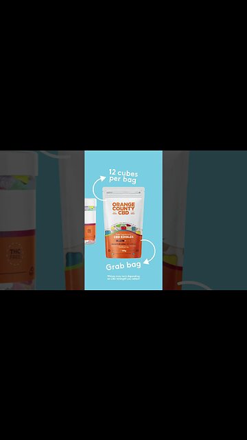 CBD Gummies - Orange County CBD - 15% Off Coupon Code CBD25 - Delivers Worldwide - CBD Edibles