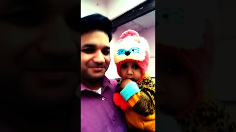 injoy with my cute baby