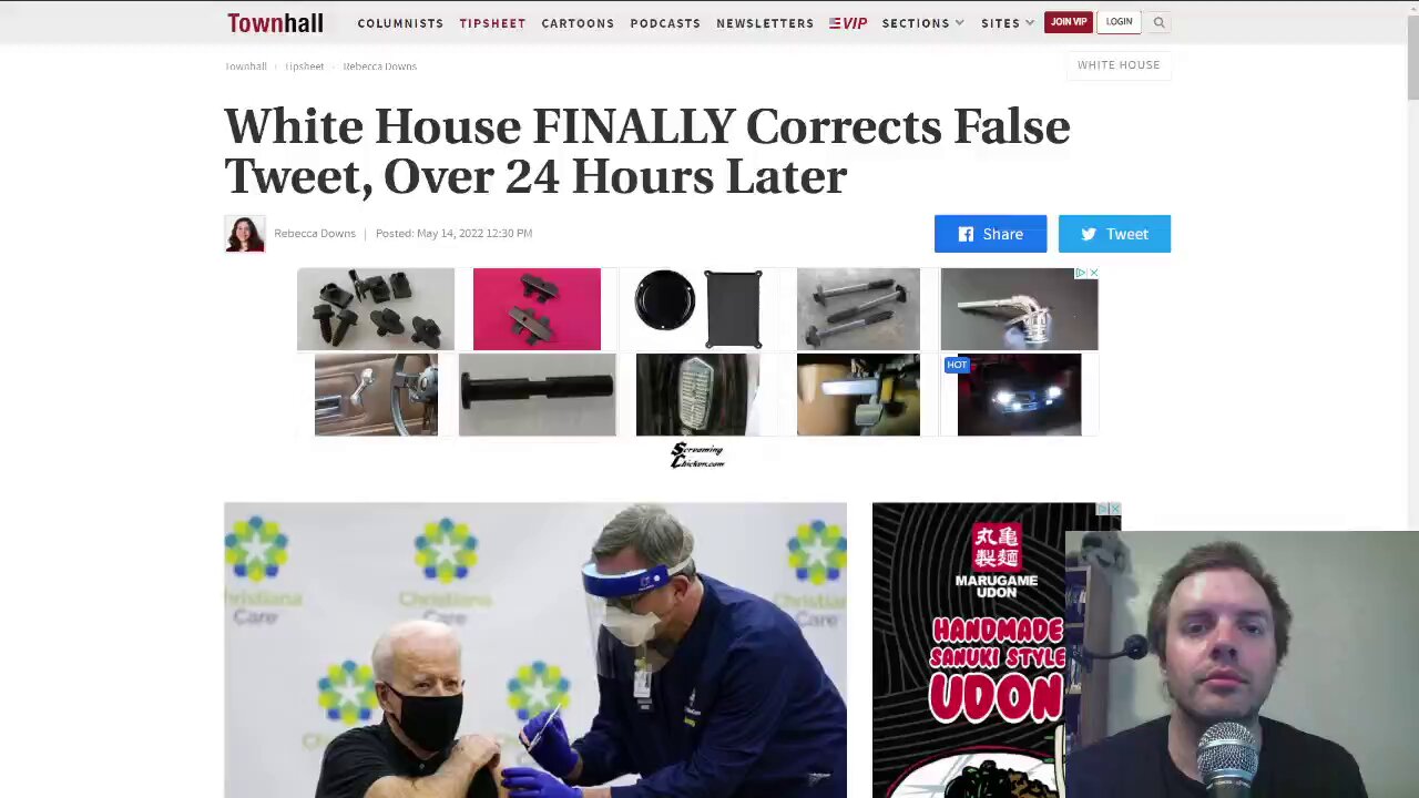 White House FINALLY corrects false tweet...24 hours later