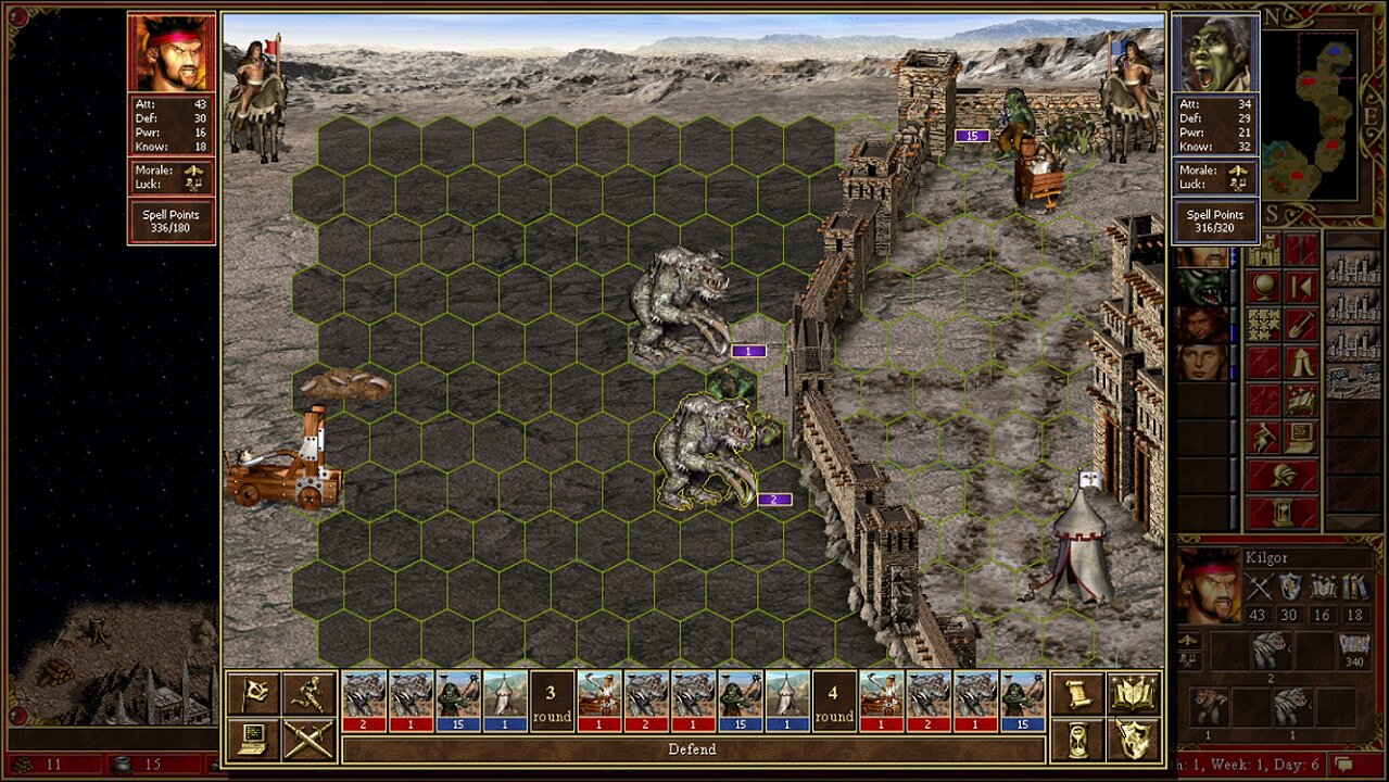 Heroes of Might and Magic 3 - Armageddon's Blade Campaign with Kilgor (Festival of Life), Final map