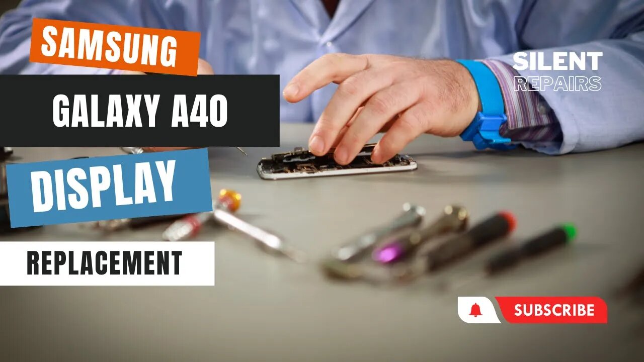 Samsung Galaxy A40 | Screen repair | Display replacement | Repair video