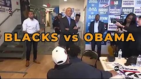 Obama demands blacks vote for Harris!