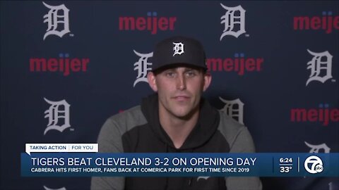 Cabrera, Boyd react to Tigers Opening Day win