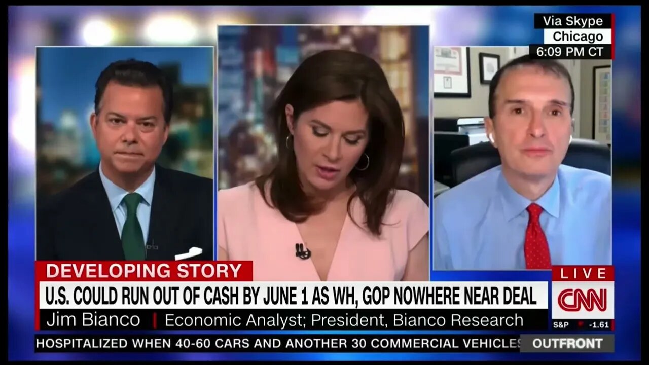 Jim Bianco joins CNN to discuss the Debt Limit along with current and future market implications