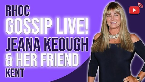 Jeana Keough and Kent helps me do my first live!