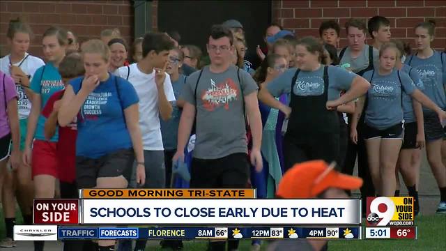 Deer Park schools to dismiss early Monday due to heat