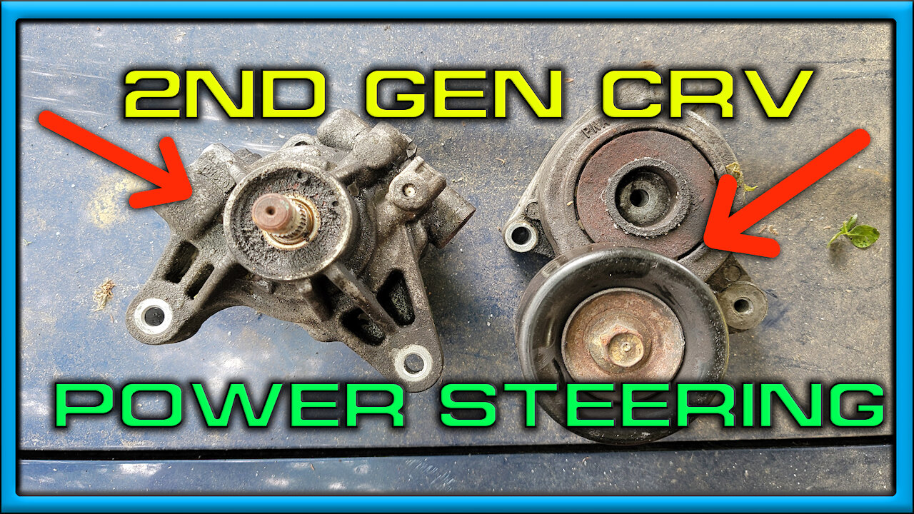 2nd Gen CRV Power Steering Pump, Tensioner & Serpentine Belt