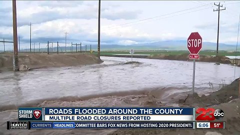 Flooding on Panama Road in Lamont