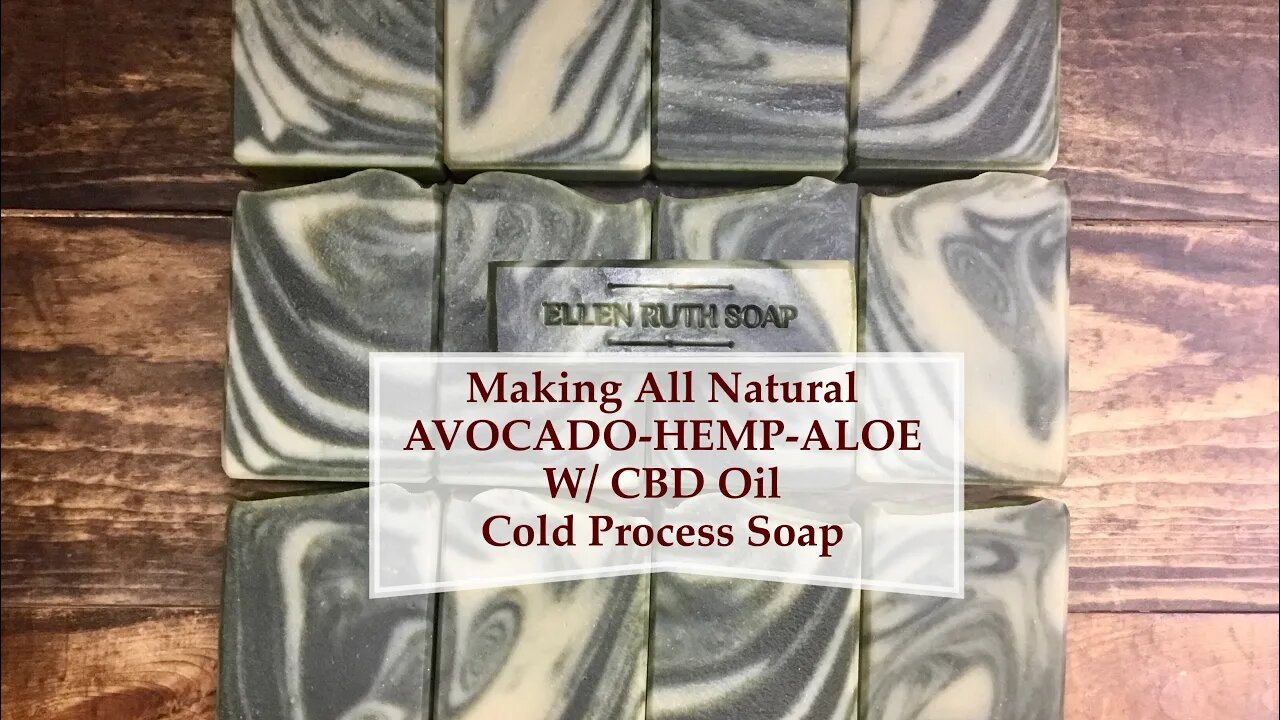 How to make all Natural Vegan CP Soap w/ Avocado, Hemp & Essential oils | Ellen Ruth Soap