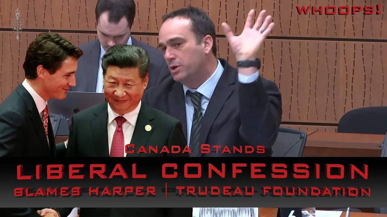 Trudeau's foundation took Chinese money and Harper's to blame | Accusation becomes a confession