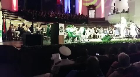 SOUTH AFRICAN - Cape Town - Armed Forces Day Celebrations at City Hall (Video) (yJc)