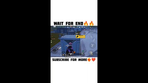 Wait For End 🔥🔥 #shorts #bgmi #pubg #gaming #pubgmobile