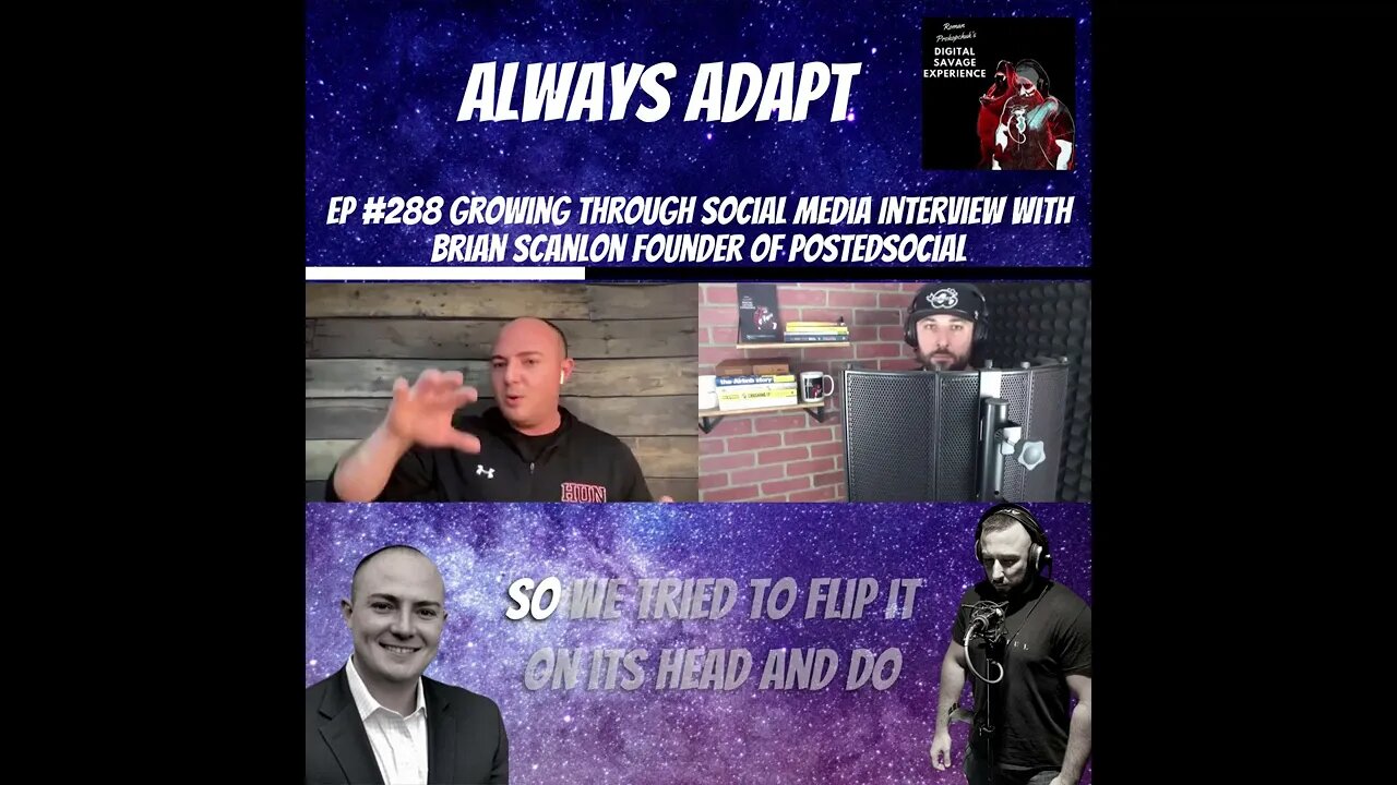 Always Adapt - Clip From Ep 288 Growing Through Social Media Brian Scanlon Founder of Postedsocial