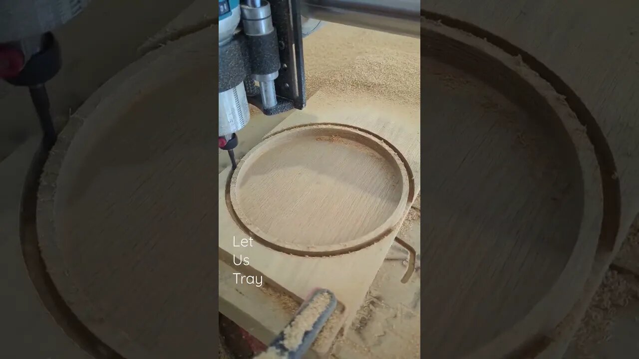 Making a planter tray. #cnc #robots #carvingwood #woodworking #homedecor #diy #furniture #home