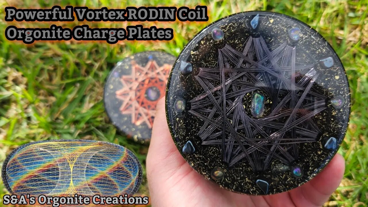 Effective STRONG ORGONITE Charge Plates- RODIN Coil- VORTEX Coil- Super Elite Orgone Matrix ✨️⚛️🌈💞❄️