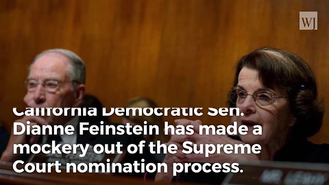 Huge: Feinstein To Be Investigated