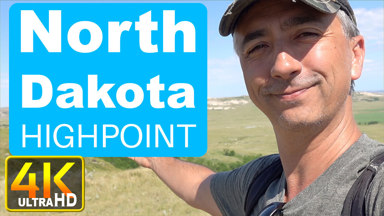 Climbing the North Dakota Highpoint White Butte (4k UHD)