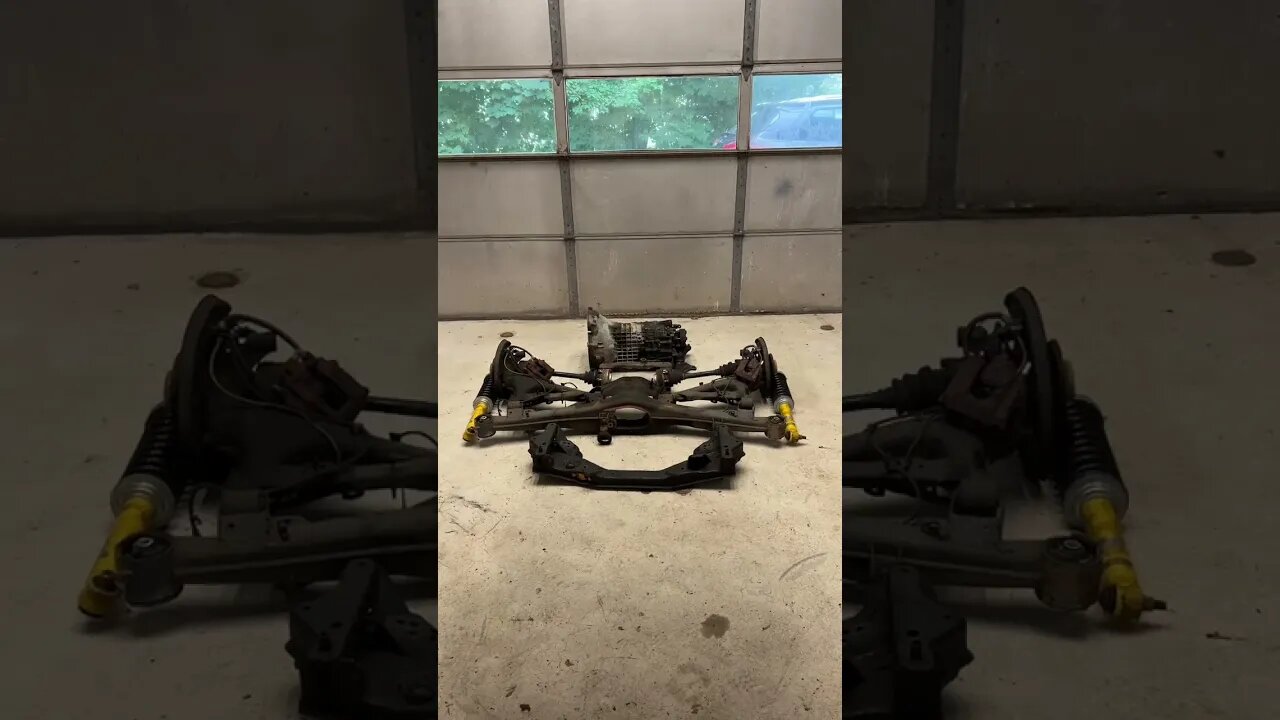 BMW E34 M5 Rear Subframe, Suspension, Driveshaft, Shocks, Transmission and Control Arms