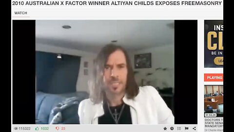 2010 Australian xfactor winner Altiyan Childs exposes freemasonry