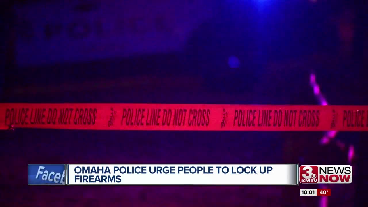 Omaha police urging people to lock up firearms