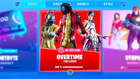 The New OVERTIME Rewards In Fortnite Season X!