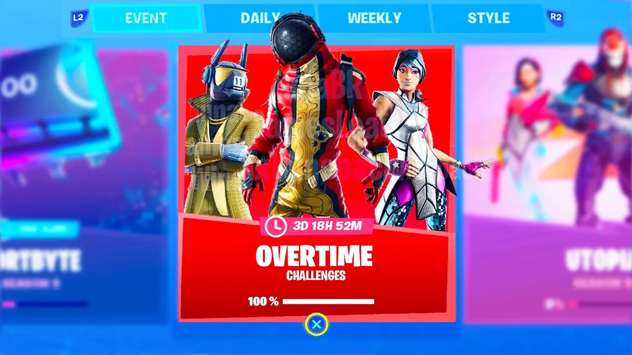 The New OVERTIME Rewards In Fortnite Season X!