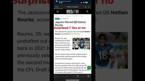 Jaguars waive quarterback ! #shorts #jacksonvillejaguars #quarterback #preseasonfootball