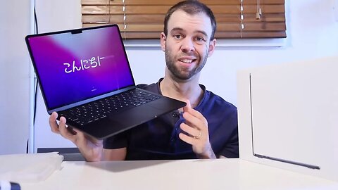 Unboxing the Midnight Apple M2 Macbook Air 8gb RAM, 256gb SSD