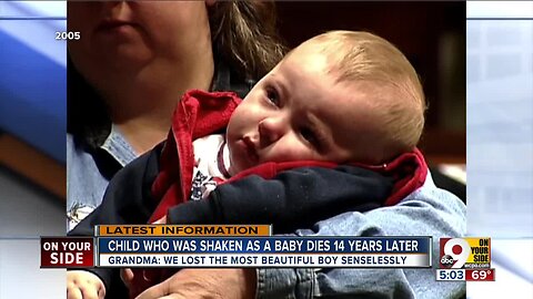 Child who was shaken as baby dies 14 years later