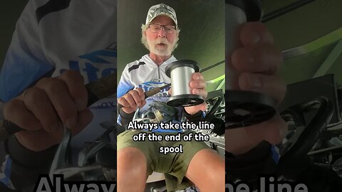 Filling a spinning reel with new line the right way #fishing #fishingmethods