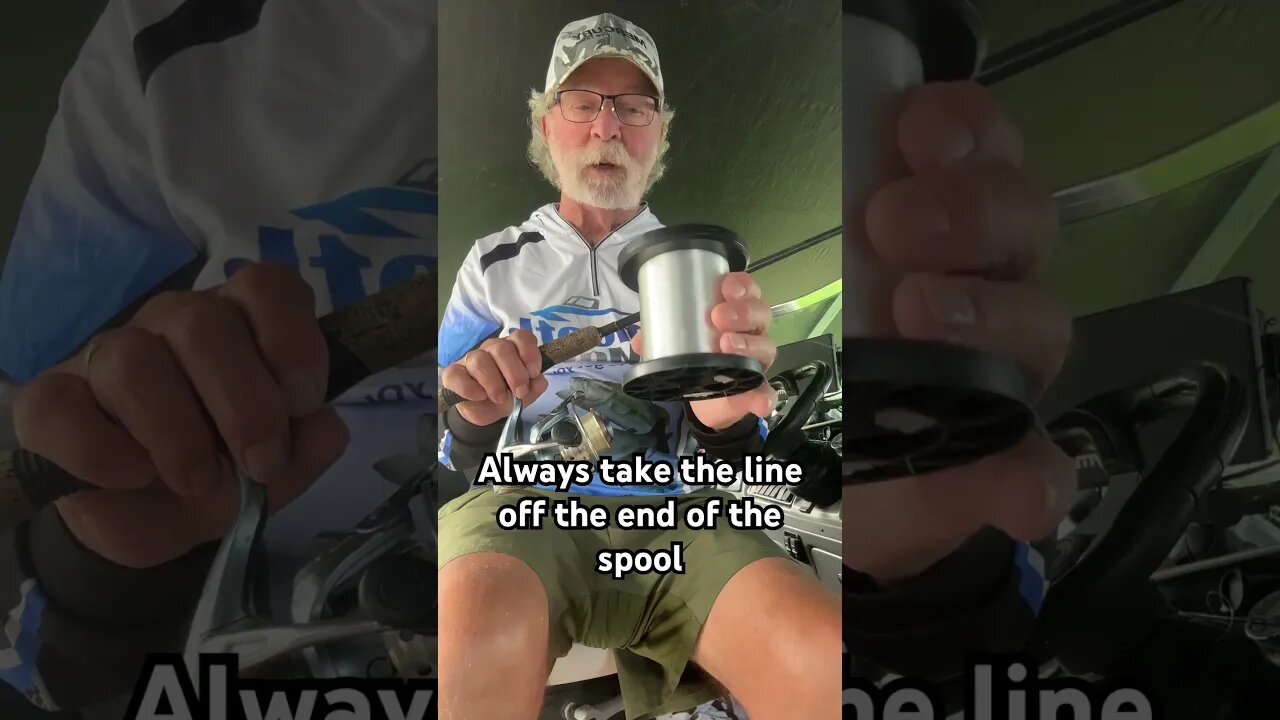 Filling a spinning reel with new line the right way #fishing #fishingmethods