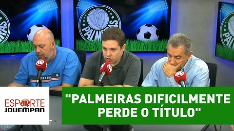 "Palmeiras dificilmente perde o título", avalia Bruno Prado