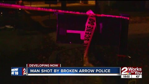 Man shot by Broken Arrow police