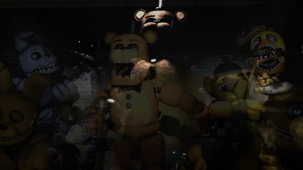 five nights at freddy's: golden days past speedposter