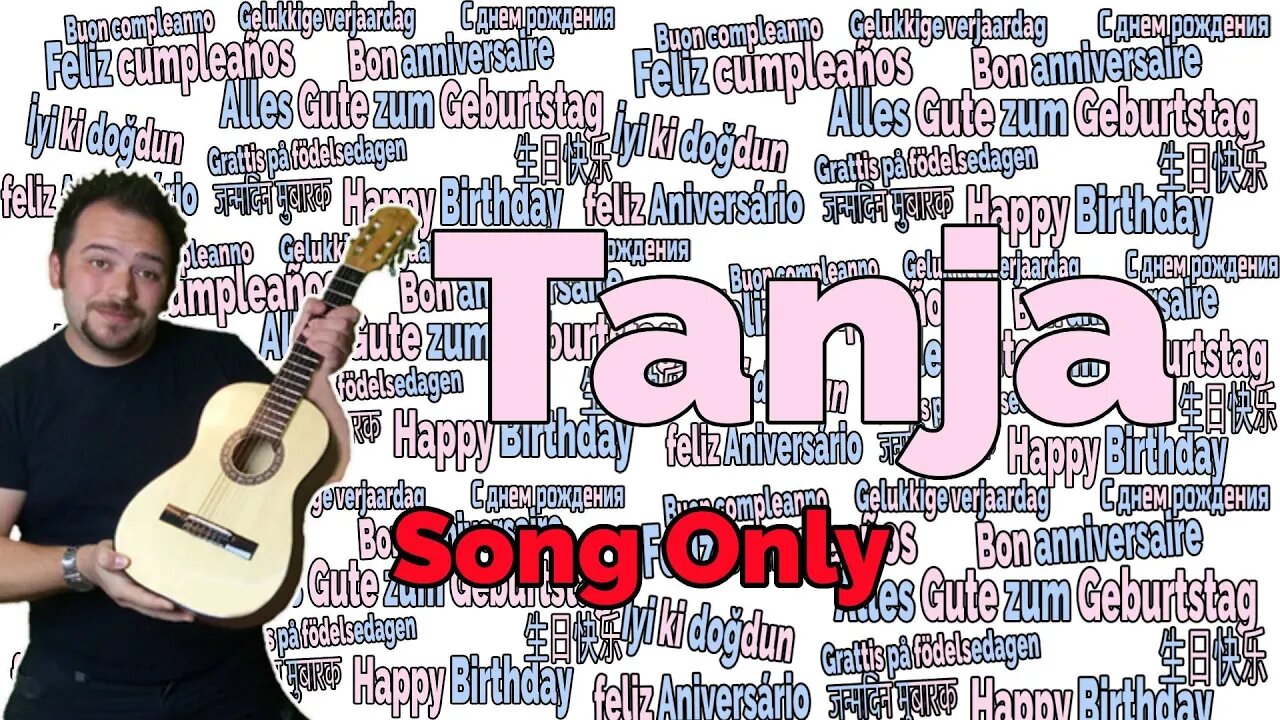 Happy Birthday Tanja - Happy Birthday to You Tanja #SongOnly